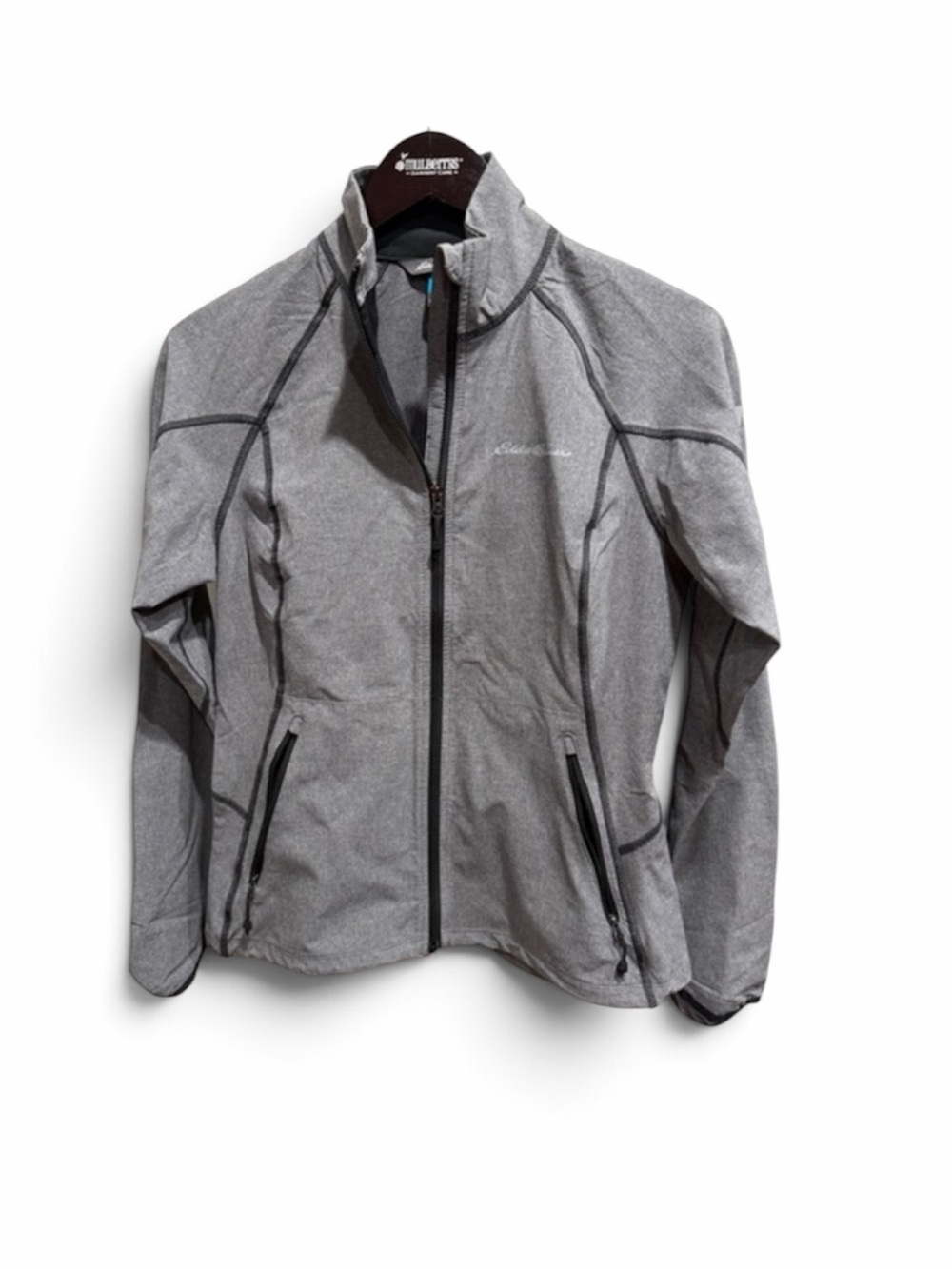 Eddie Bauer Sz XS Charcoal Gray First Ascent Full Zip Softshell Jacket